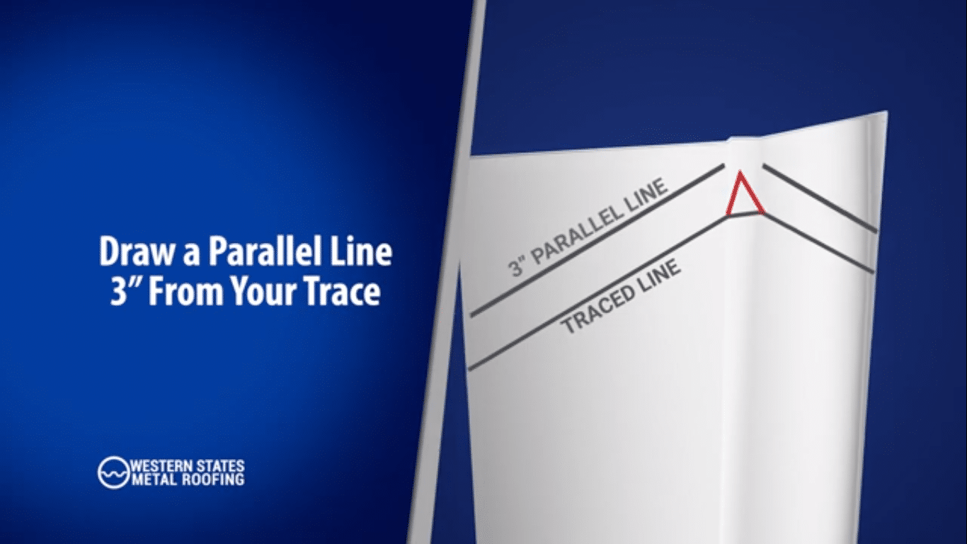 Open Valley Trim Installation On A Metal Roof For An Exposed Fastener Panel